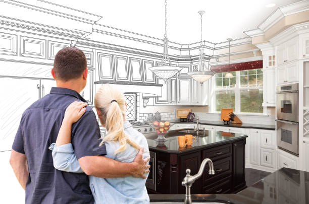 Custom kitchen cabinets installed in a Perkasie home